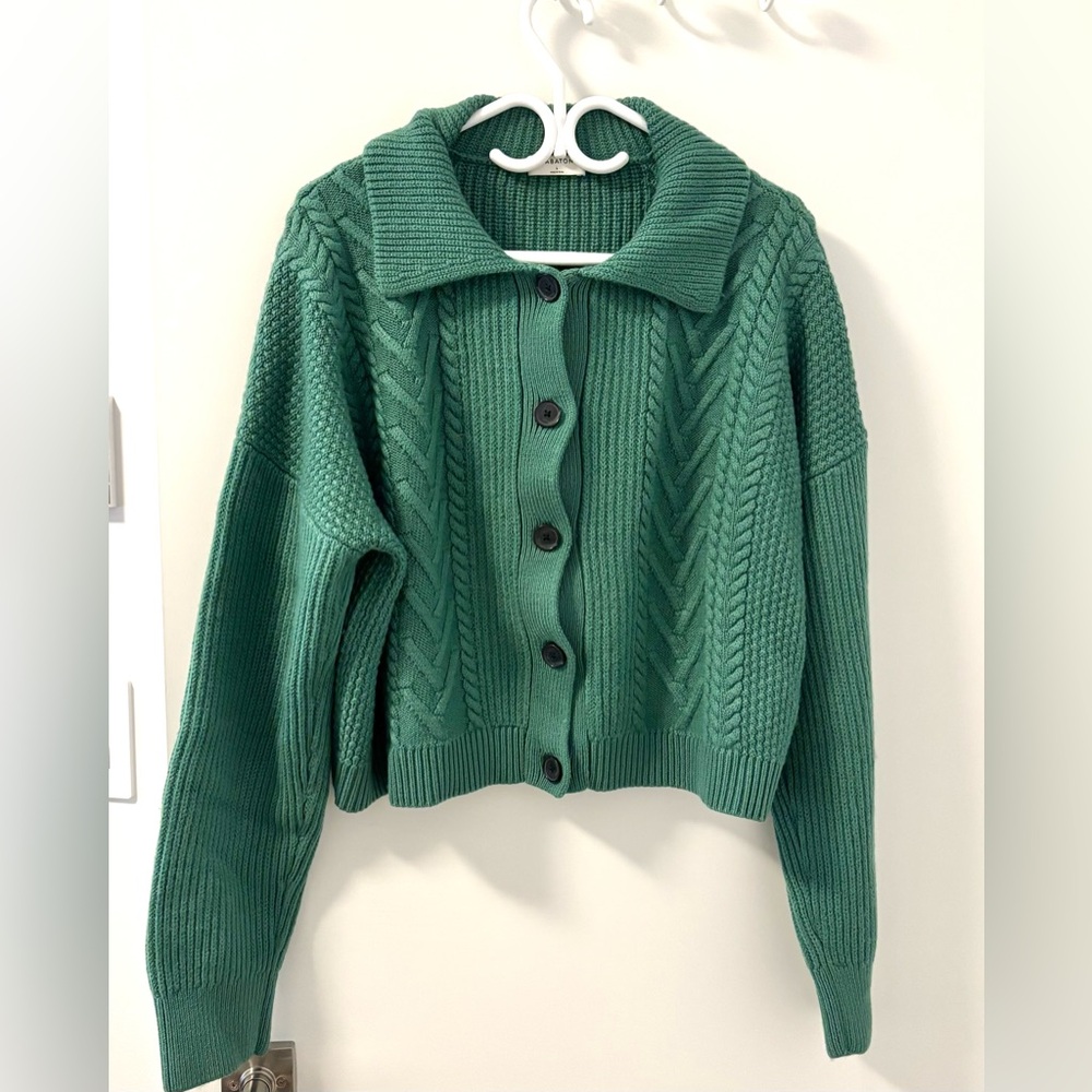 Aritzia Babaton wool button front cardigan
